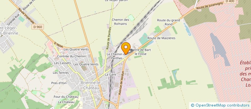 localisation de l'entreprise RD SERVICE à BRIENNE-LE-CHATEAU