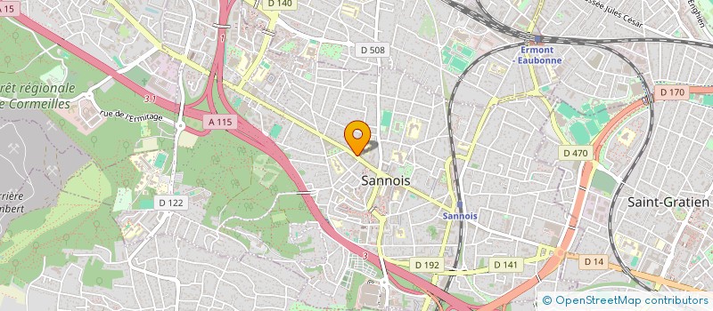 localisation de l'entreprise RD SUNLIGHT  SANNOIS