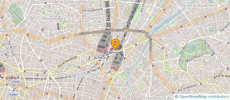 localisation de l'entreprise RD TRANSPORT à PARIS