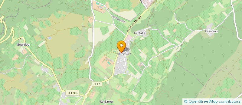 localisation de l'entreprise RD2 VISION  VALFLAUNES