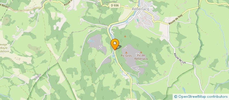 localisation de l'entreprise RD2024  REBENACQ