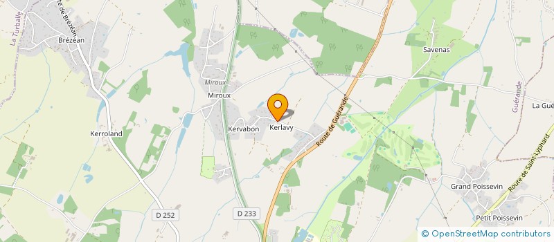 localisation de l'entreprise RD2A  GUERANDE