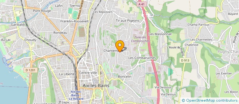localisation de l'entreprise RD2I  AIX-LES-BAINS