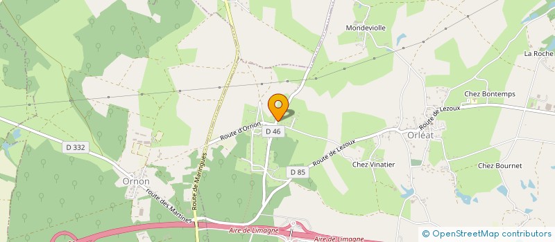 localisation de l'entreprise RD2L  ORLEAT