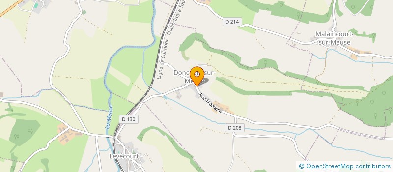 localisation de l'entreprise RDA2L à DONCOURT-SUR-MEUSE
