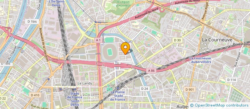localisation de l'entreprise RDAM RENOVATION à SAINT-DENIS
