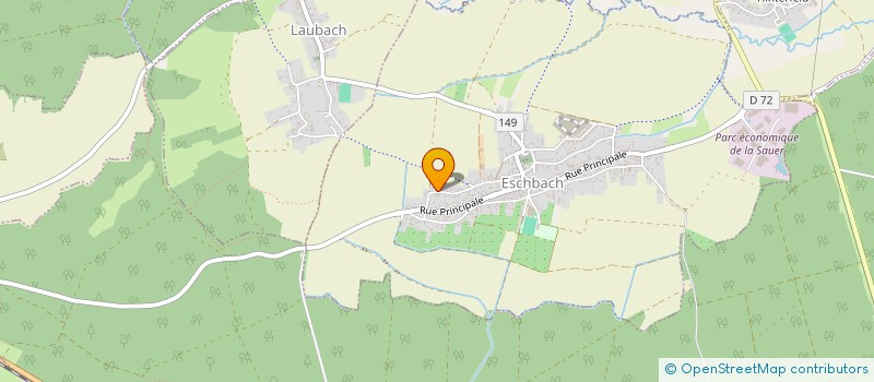 localisation de l'entreprise RDB  ESCHBACH