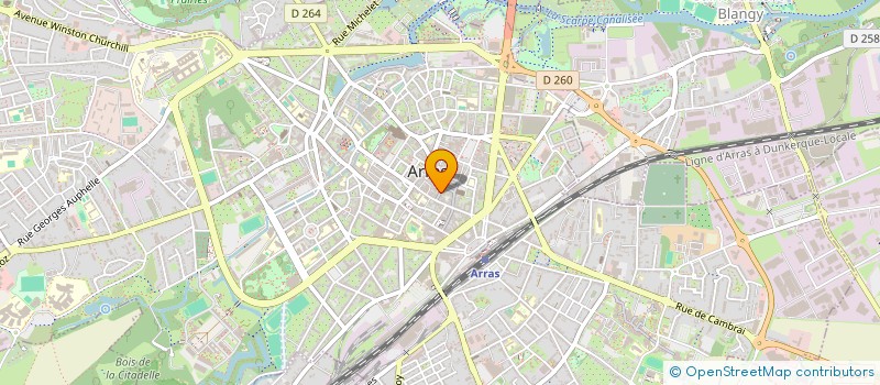 localisation de l'entreprise RDB à ARRAS