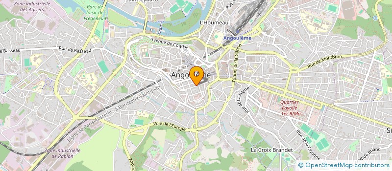 localisation de l'entreprise RDB à ANGOULEME