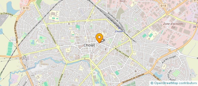 localisation de l'entreprise RDB CONCEPT à CHOLET
