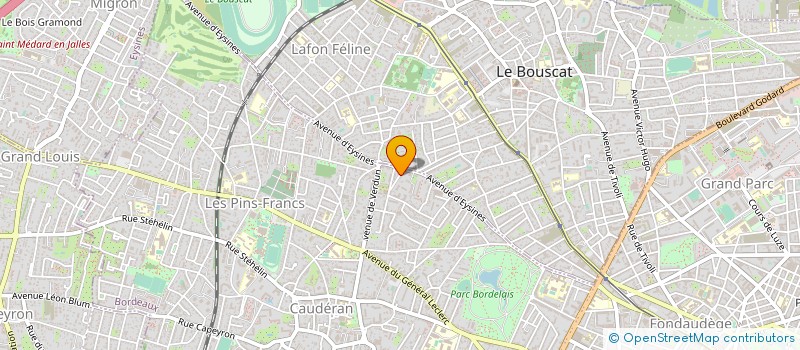 localisation de l'entreprise RDB CONSEILS FINANCES à BORDEAUX