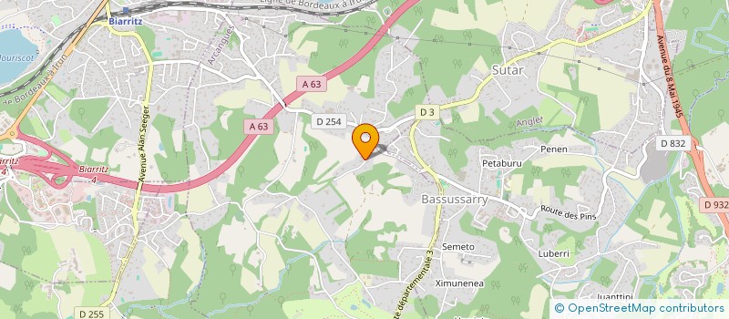 localisation de l'entreprise RDB MUSIC GROUP  ARCANGUES