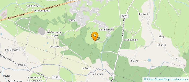 localisation de l'entreprise RDBE  SEPTFONDS