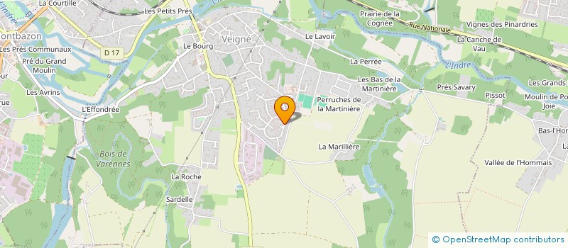 localisation de l'entreprise RDC 126 à VEIGNE