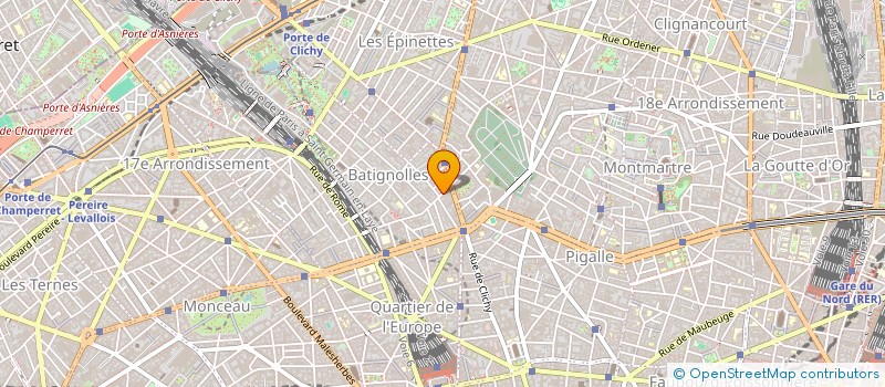 localisation de l'entreprise RDC  PARIS