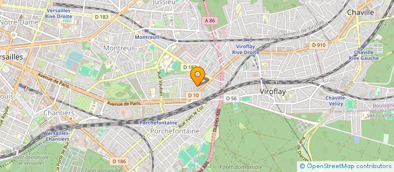localisation de l'entreprise RDC à VERSAILLES