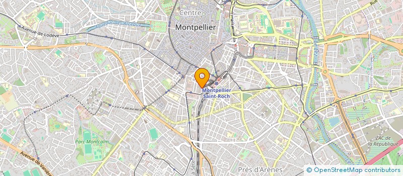 localisation de l'entreprise RDC à MONTPELLIER