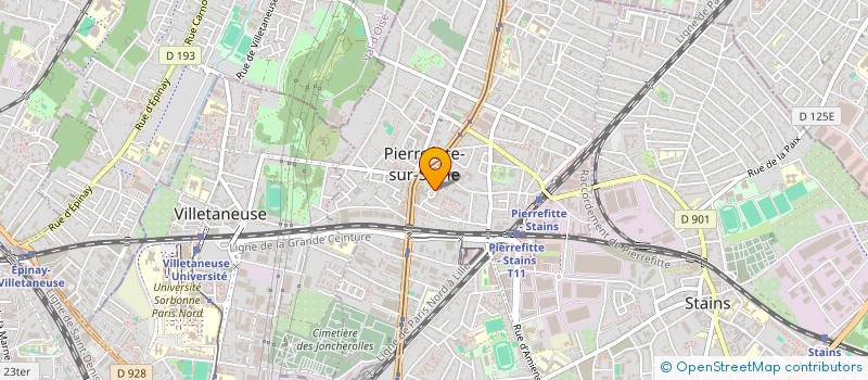 localisation de l'entreprise RDC à PIERREFITTE-SUR-SEINE