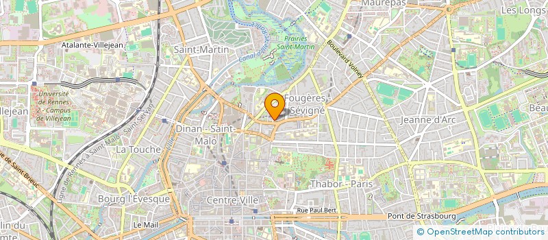 localisation de l'entreprise RDC  RENNES