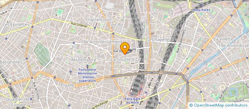 localisation de l'entreprise RDC BIO NA BIO  PARIS