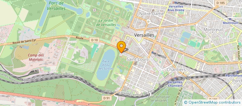 localisation de l'entreprise RDC FIDUCIE  VERSAILLES
