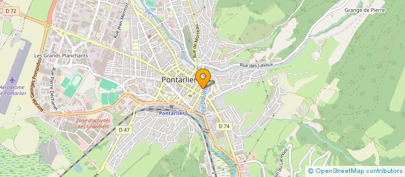 localisation de l'entreprise RDC IMMO  PONTARLIER