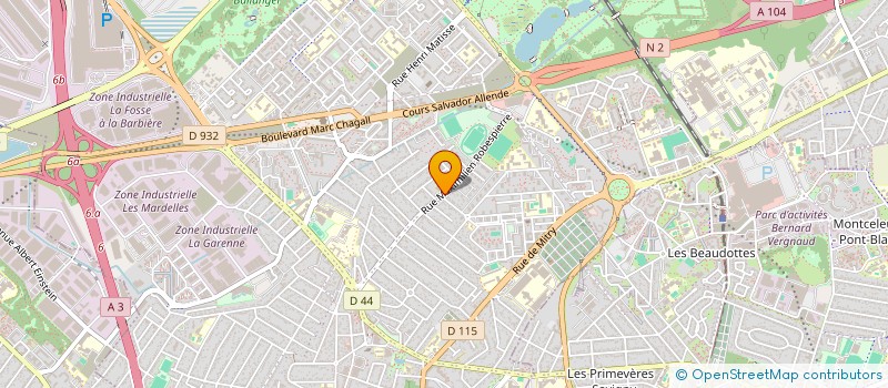 localisation de l'entreprise RDC IMMOBILIER à AULNAY-SOUS-BOIS