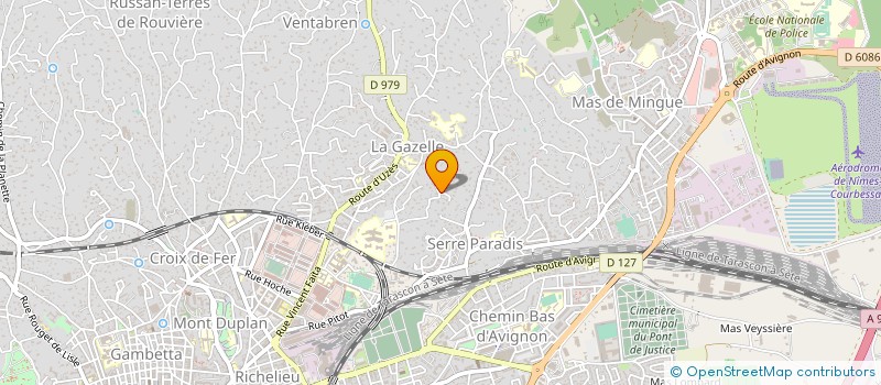 localisation de l'entreprise RDC-MOTOCYCLES  NIMES