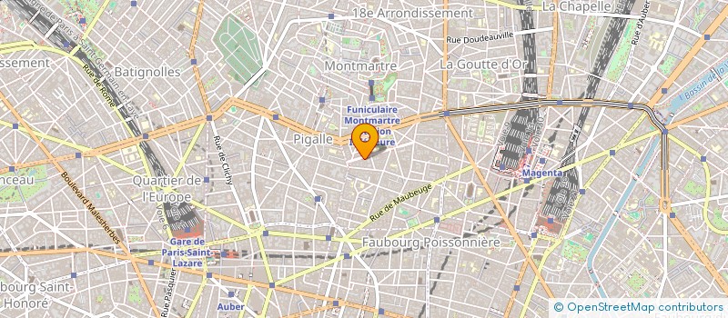 localisation de l'entreprise RDC TRUDAINE  PARIS