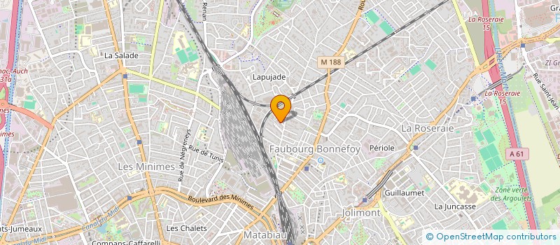 localisation de l'entreprise RDCF  TOULOUSE