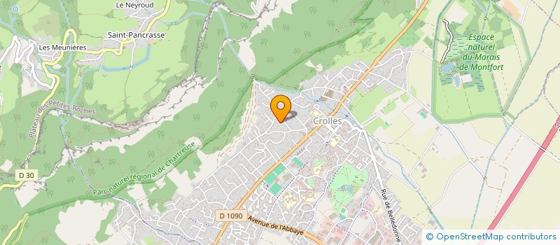 localisation de l'entreprise RDCI à CROLLES