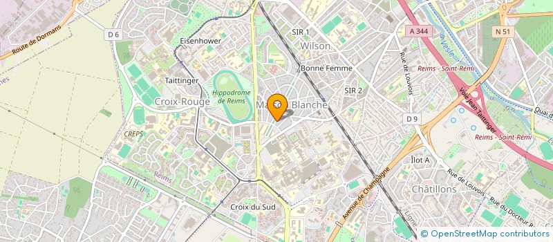 localisation de l'entreprise RDCI  REIMS