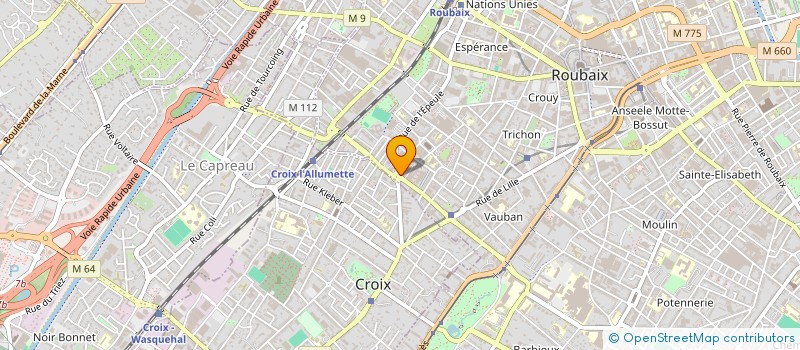 localisation de l'entreprise RDD  ROUBAIX