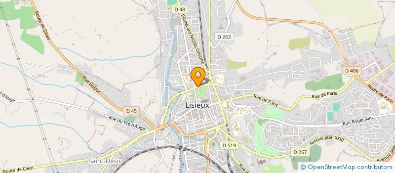 localisation de l'entreprise RDE à LISIEUX
