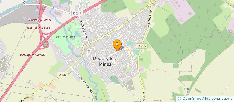 localisation de l'entreprise RDE ELEC à DOUCHY-LES-MINES
