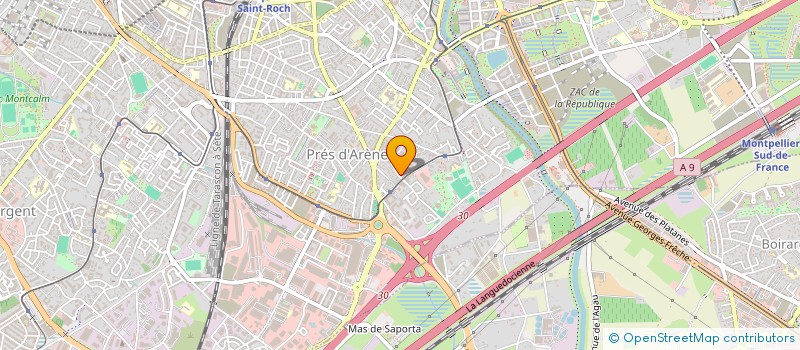 localisation de l'entreprise RDE VINCENT à MONTPELLIER