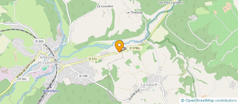 localisation de l'entreprise RDECO  AILLEVILLERS-ET-LYAUMONT