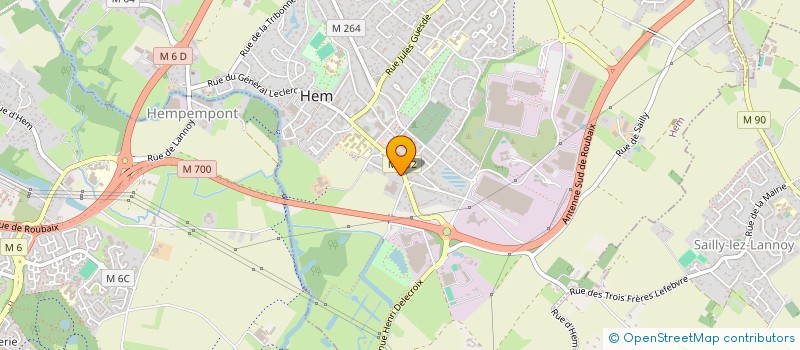 localisation de l'entreprise RDF  FACHES-THUMESNIL