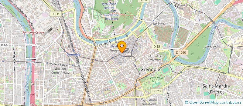 localisation de l'entreprise RDF HOLDING  GRENOBLE