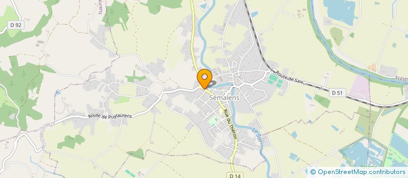 localisation de l'entreprise RDF.O  SEMALENS