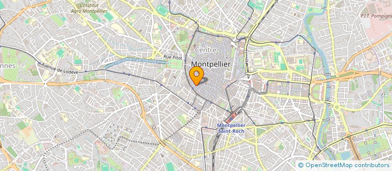 localisation de l'entreprise RDF RESTAURATION à MONTPELLIER