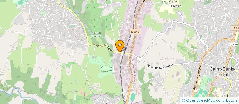 localisation de l'entreprise RDF TAFFIGNON  CHAPONOST