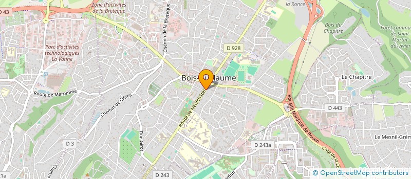 localisation de l'entreprise RDFC à BOIS-GUILLAUME