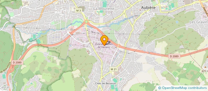 localisation de l'entreprise RDG à ROMAGNAT