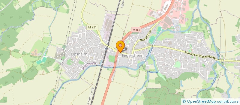 localisation de l'entreprise RDG  FEGERSHEIM