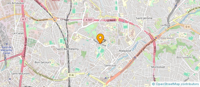 localisation de l'entreprise RDG  MARSEILLE