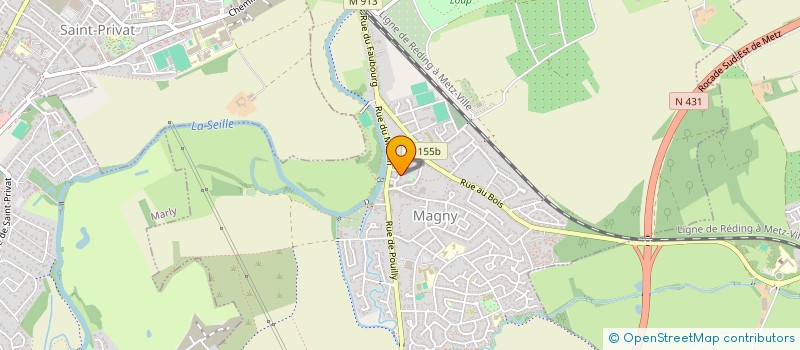 localisation de l'entreprise RDG à METZ