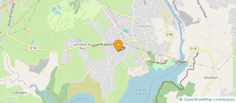 localisation de l'entreprise RDG  ROANNE