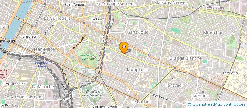 localisation de l'entreprise RDG COMPAGNIE  LYON