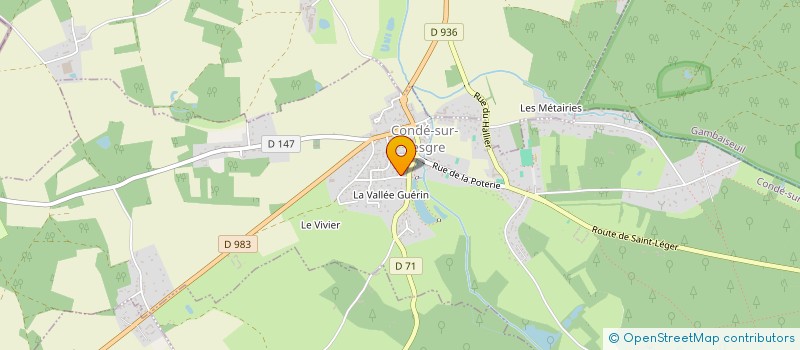 localisation de l'entreprise RDG CONSULTING à CONDE-SUR-VESGRE